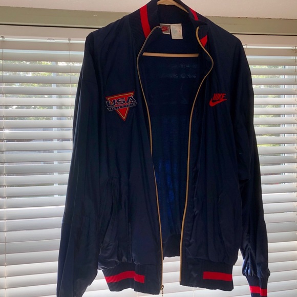 nike usa track and field jacket